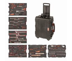 Kit de herramientas para aplicaciones estándar para aerogeneradores en maleta rígida 